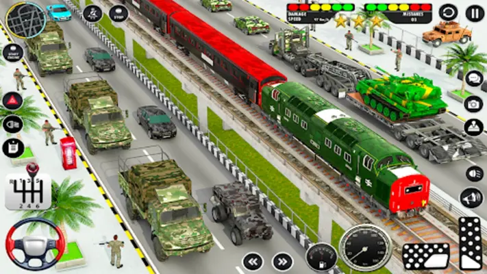 Army Transport Truck Simulator android App screenshot 2