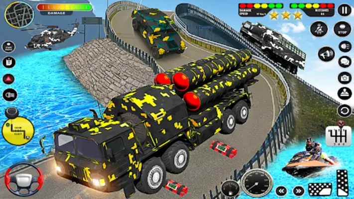 Army Transport Truck Simulator android App screenshot 7